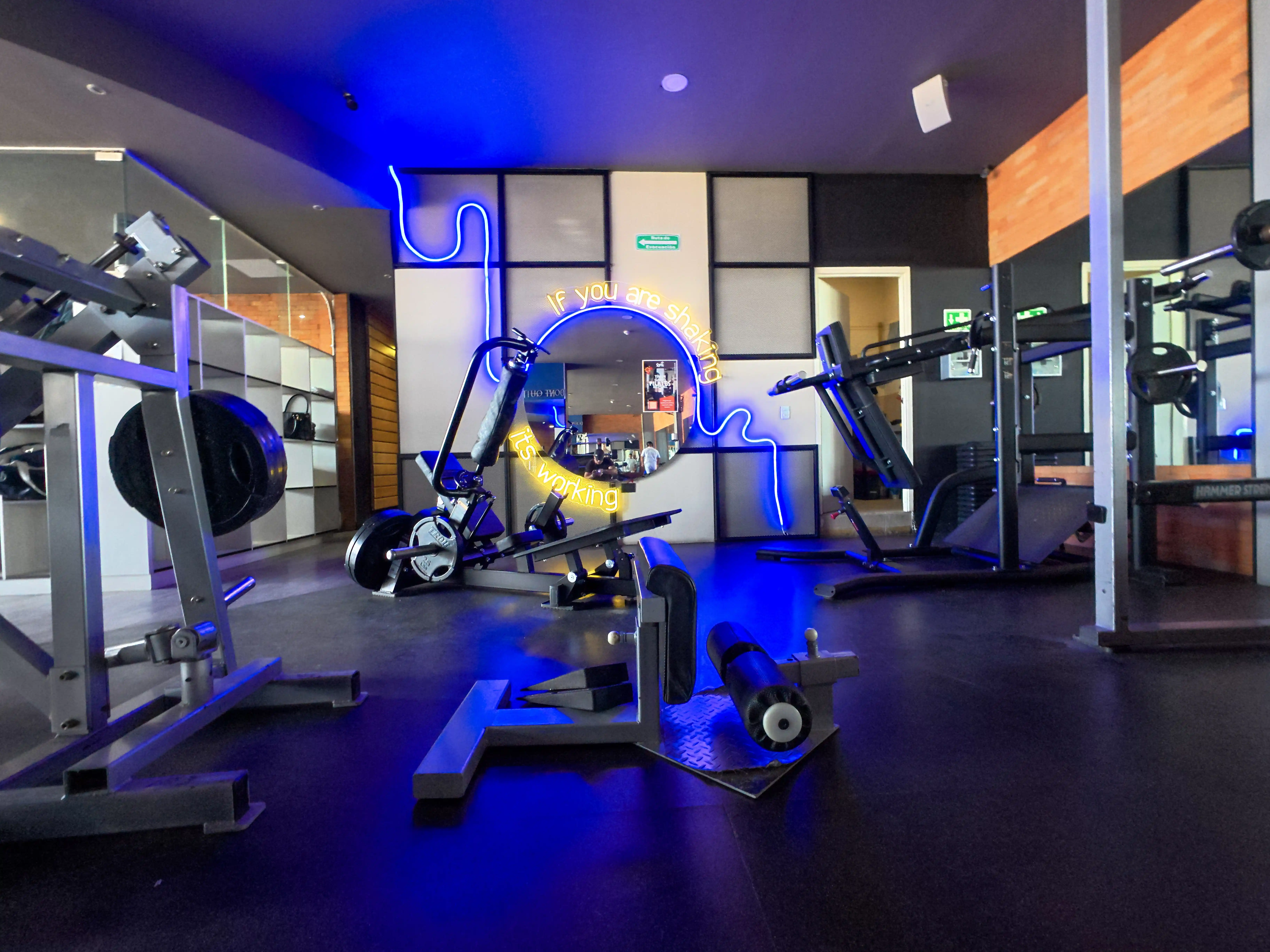 Vista aérea del gimnasio Impulse Lab